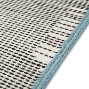 Alfombra lana rectangular Backstitch Calm Brick de GAN. Alfombras de lana.