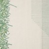 Alfombra diseño Backstitch Calm Green de GAN. Alfombras de lana modernas.