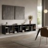 Aparador suspensión Lauki 256 de Treku. Mueble de madera moderno