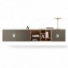 Aparador suspensión Lauki 288 de Treku. Mueble de madera moderno