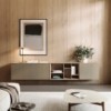 Aparador suspensión Lauki 288 de Treku. Mueble de madera moderno