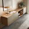 Aparador suspensión Lauki 288 de Treku. Mueble de madera moderno