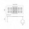 Mesa Extensible Libeccio Nardi