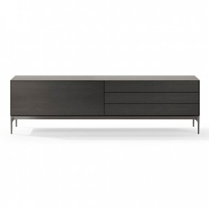 Mueble TV Lauki con pies metálicos de Treku.