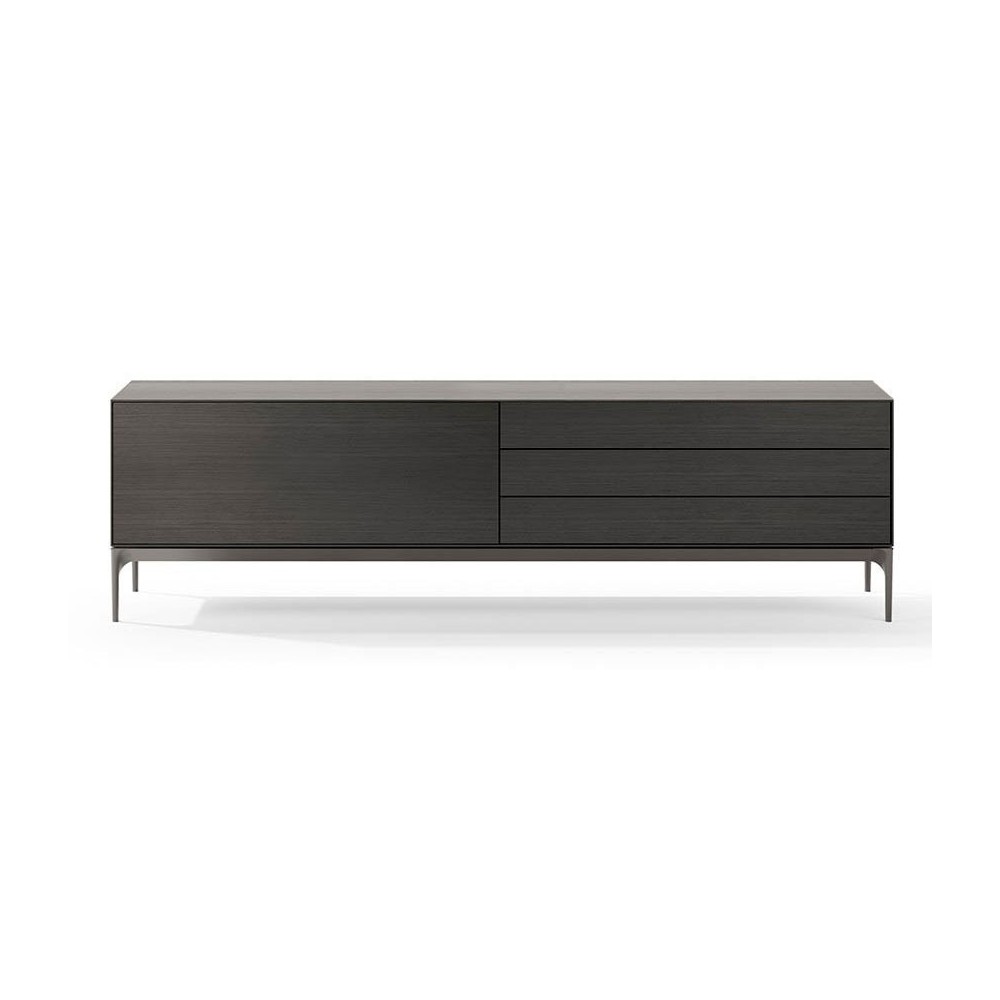 Mueble TV Lauki con pies metálicos de Treku.