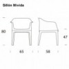 Sillón Mivida de Tonin casa. Muebles modernos de hogar.