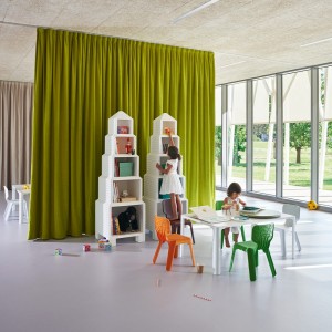 Librería Downtown de Magis. Librería infantil de diseño contemporáneo.
