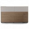 Cómoda Lauki, Ancho 119 de Treku. Cómoda moderna para dormitorio