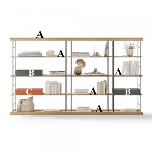 Librería Bost H150 de Treku. Mobiliario de diseño.
