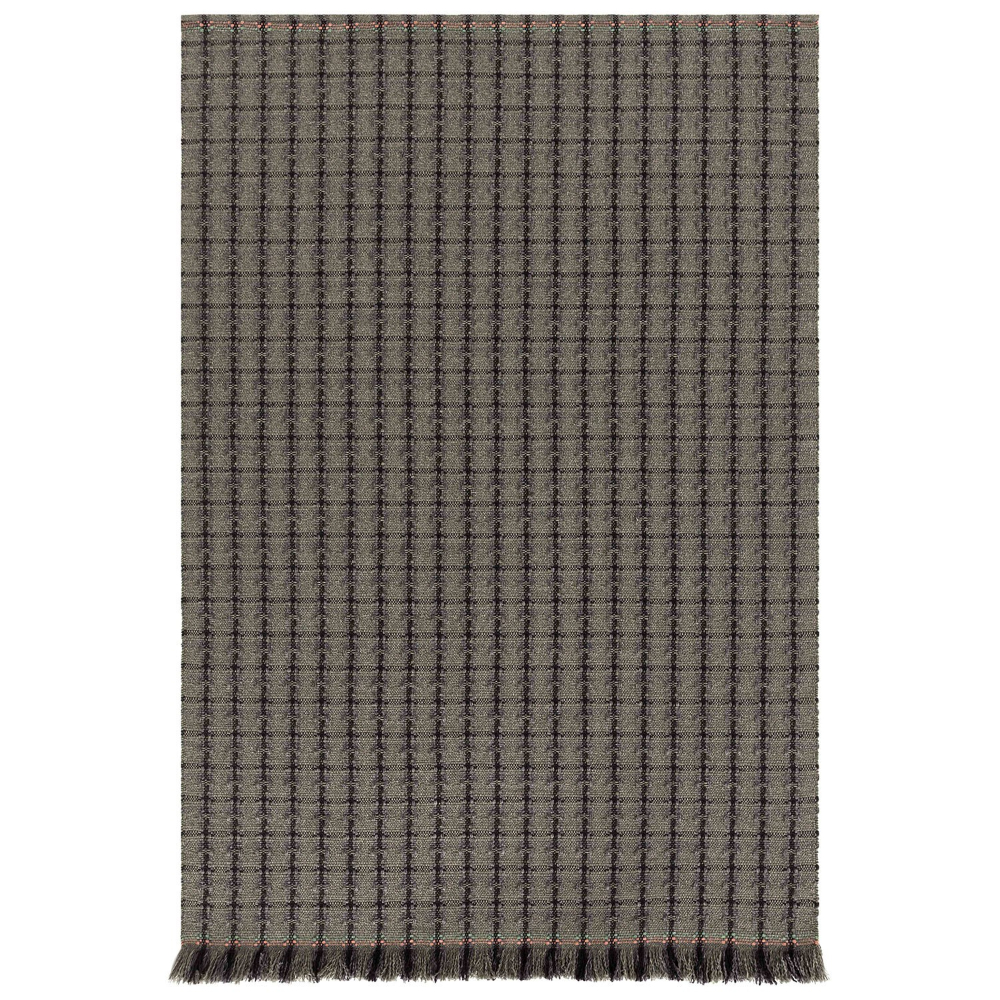 Alfombra Garden Layers Checks green de GAN. Alfombras para jardines.  
