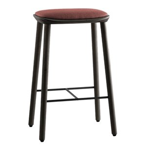 Taburete Bisell madera tapizado de Treku. Descubre el nuevo taburete Bisell de Treku
