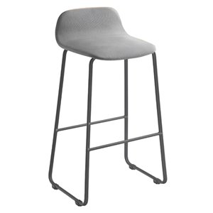 Taburete Bisell metal tapizado de Treku. Descubre el nuevo taburete Bisell de Treku