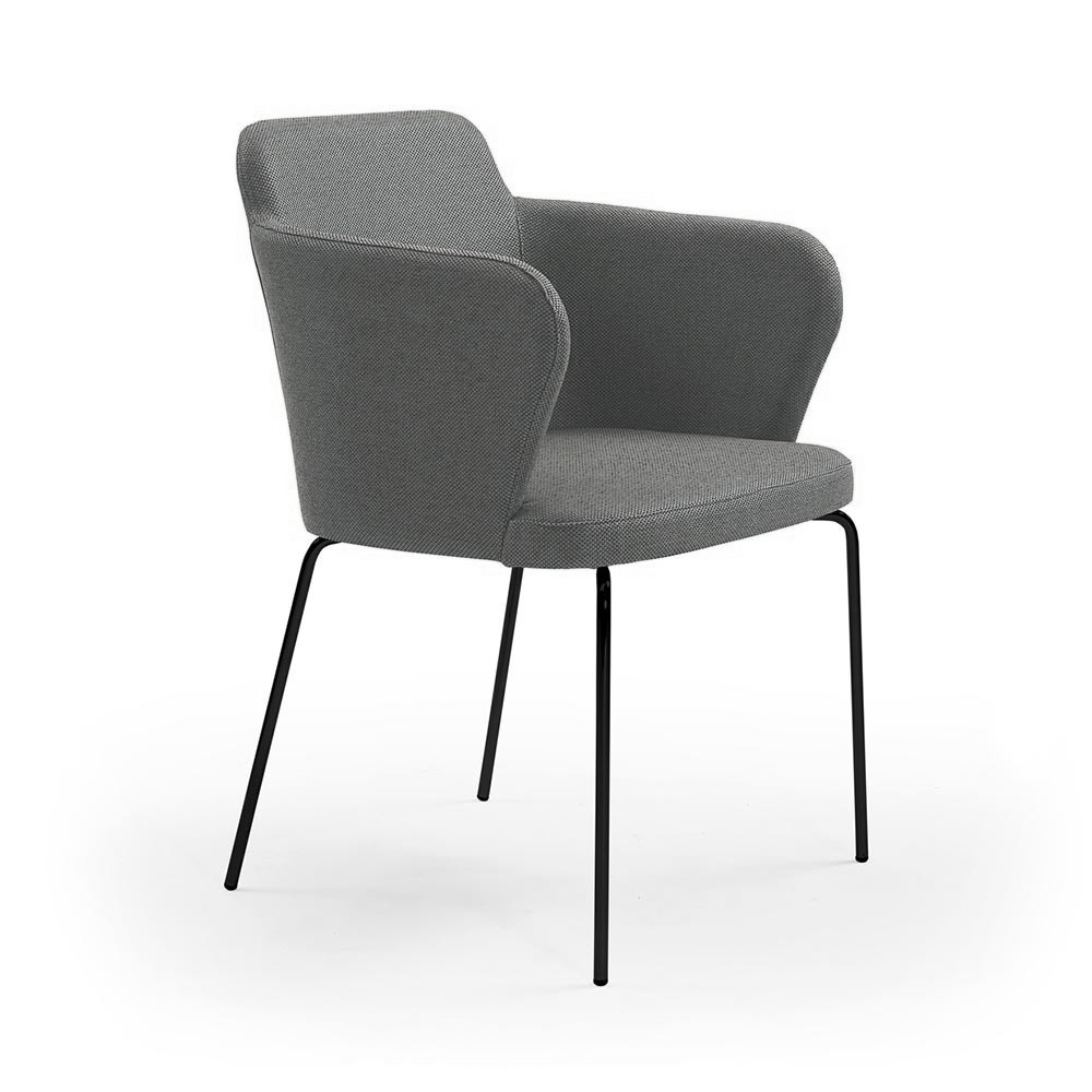 Sillón Evia metal de Doos. Mesas, sillones y butacas de diseño español.