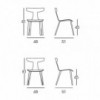 Silla Karen Madera de Doos. Mobiliario de diseño contemporáneo para salón.