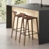Taburete Karen madera de Doos. Mobiliario de diseño contemporáneo y elegante.