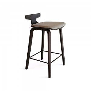 Taburete Karen madera de Doos. Mobiliario de diseño contemporáneo y elegante.