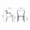 Sillón Adela Rex Angosto Andreu World. Sillones ideales para contract.