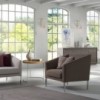 Butaca Cleo metal de Doos. Muebles de diseño moderno para hogar y contract.