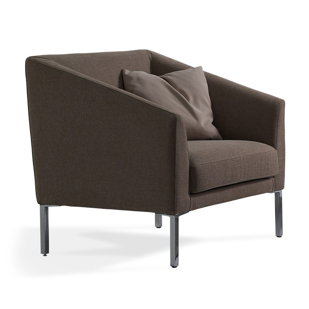 Butaca Cleo metal de Doos. Muebles de diseño moderno para hogar y contract.