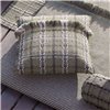 Cojín Big Garden Layers Tartan green de GAN. Cojines de diseño moderno.