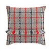 Cojín Big Garden Layers Tartan blue de GAN. Cojines de diseño moderno.