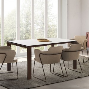 Mesa Extensible Aliena de Doos. Mesa extensible de diseño contemporáneo.