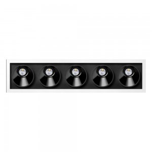 Foco empotrable Black Foster Asymmetric de ArkosLight. Lámpara LED para techo.