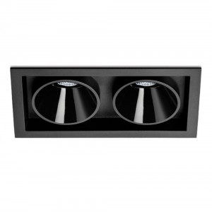 Foco empotrable Black Foster Asymmetric de ArkosLight. Lámpara LED para techo.