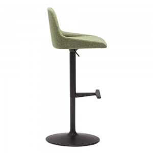 Taburete Alya base central Andreu World. Ideal para ambientes interiores.