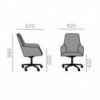 Sillón Alya Executive SO-1478 Andreu World. Ideal para lugares modernos.