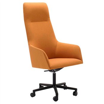 Ejecutivo asiento tapizado Alya SO-1496 con respaldo alto de Andreu World.