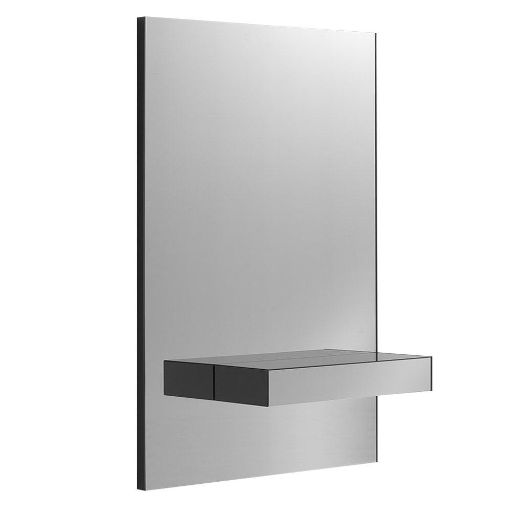 Consola con espejo Grey de Kendo ideal para estancias modernas.