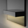 Consola con espejo Grey de Kendo ideal para estancias modernas.