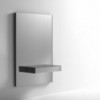 Consola con espejo Grey de Kendo ideal para estancias modernas.