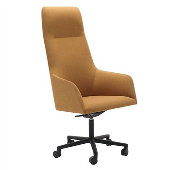 Alya Executive SO-1483 Andreu World. Moderno sillón ancho tapizado.