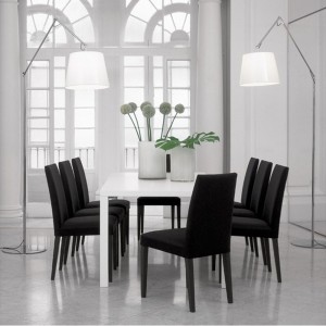 Silla comedor Anna versión respaldo alto y bajo de Andreu World