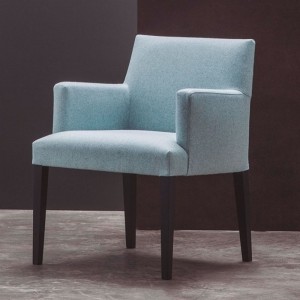 Sillón tpaizado con Sofisticado diseño Anna Corporate de Andreu World.