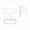 Aplique Lip de ArkosLight.  Apliques LED 24 W de pared de diseño moderno.