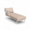 Chaise longue Aikana cómodo para exteriores de Fast. Chaise longue para terrazas.