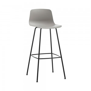 Taburete Varya acero 4 patas Inclass. Taburete de diseño elegante para el hogar.