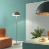 Lámpara pie Amedeo de Zava. Lámparas de suelo de diseño estilo minimalista.