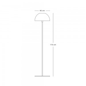 Lámpara pie Amedeo de Zava. Lámparas de suelo de diseño estilo minimalista.