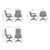 Sillón Capri Executive SO-1573 Andreu World giratorio para interiores.