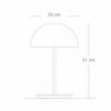 Lámpara sobremesa Amedeo de Zava. Lámparas de diseño estilo minimalista.
