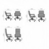 Sillón Capri Executive SO-1575 Andreu World giratorio para interiores.