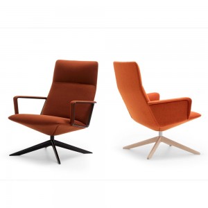 Butaca Capri Lounge BU-1701 Andreu World giratoria para interiores.