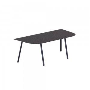 Mesa baja Aluminio Moteado 4 patas Mosaiko moderna de Fast. Mesas modulares para exteriores.