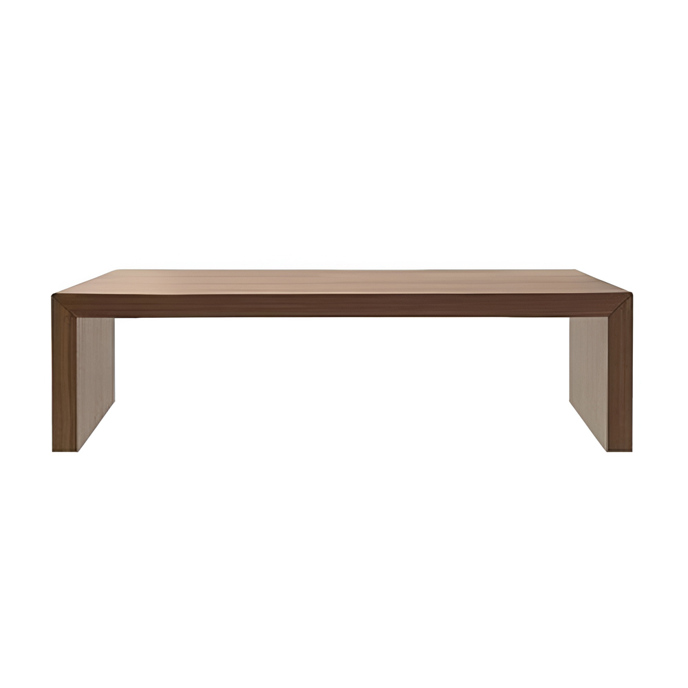 Versátil Banco Closed medium Andreu World. Diseño clásico en madera.