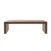 Versátil Banco Closed medium Andreu World. Diseño clásico en madera.