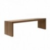 Versátil Banco Closed medium Andreu World. Diseño clásico en madera.